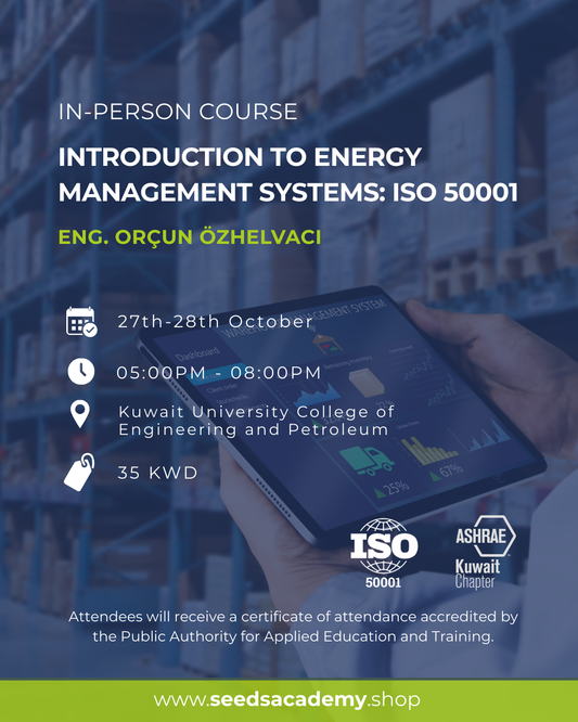 Introduction to Energy Management Systems (ISO 50001) | 27 – 28 October